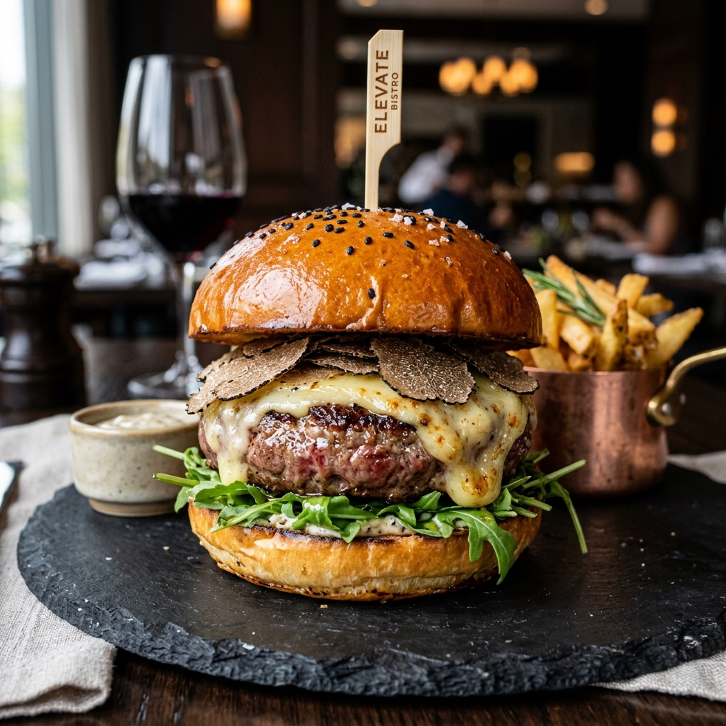 Wagyu and Truffle Burger